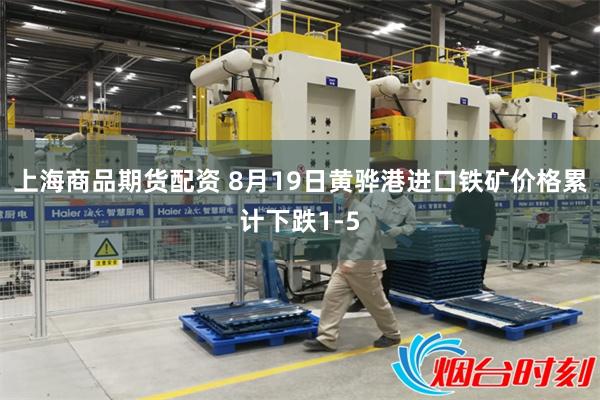 上海商品期货配资 8月19日黄骅港进口铁矿价格累计下跌1-5